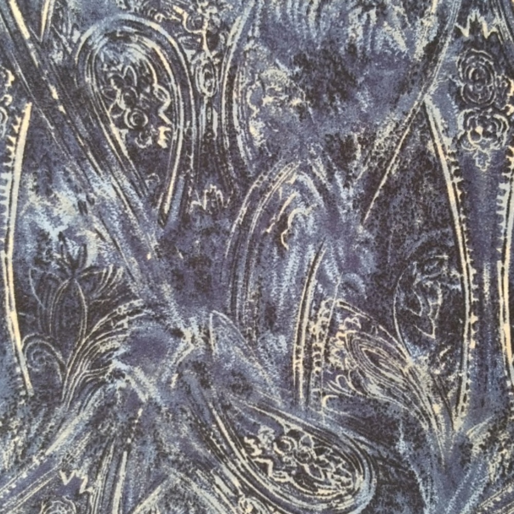 Paisley Patterned Blue Top - Picture 2 of 7